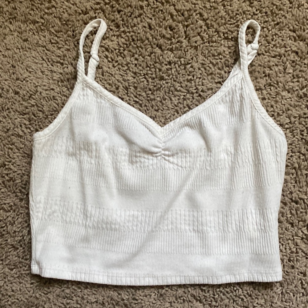 White crop tank
